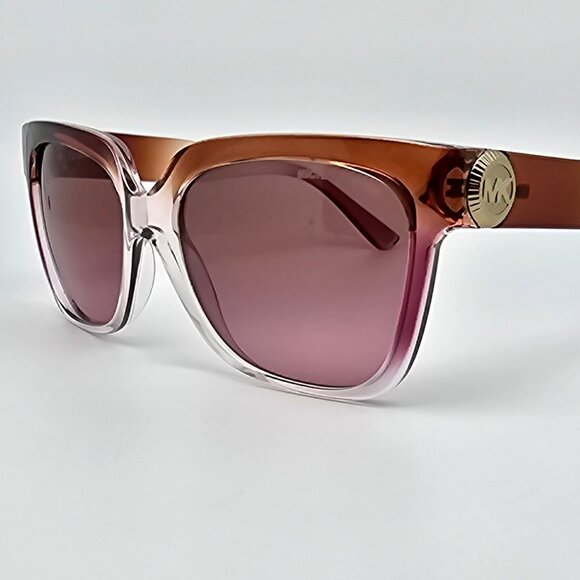 Michael Kors MK2054 Ena 328614 Brown Frame Brown Gradient Lens Sunglasses w Case - Picture 3 of 16